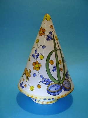 Ceramiche d-Arte di Albisola -  Maiolica in Caligrafico